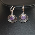 СРЕБЪРНИ ОБЕЦИ С АМЕТИСТ